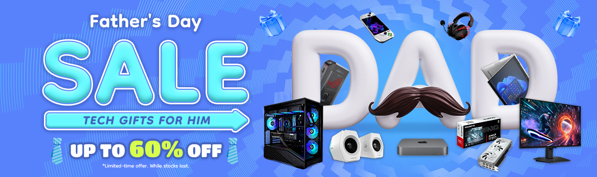 Father’s Day Sale 2026 | Save on Laptops, PCs, Monitors and More