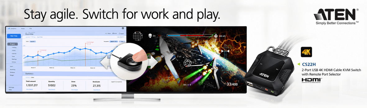ATEN Father’s Day Sale | Up to 10% Off USB‑C KVM, USB & HDMI Video Switches for AI Laptop & Gaming