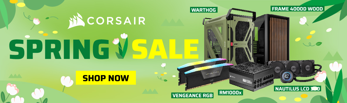 Corsair Spring Sale on Selected PC Components & Accessories