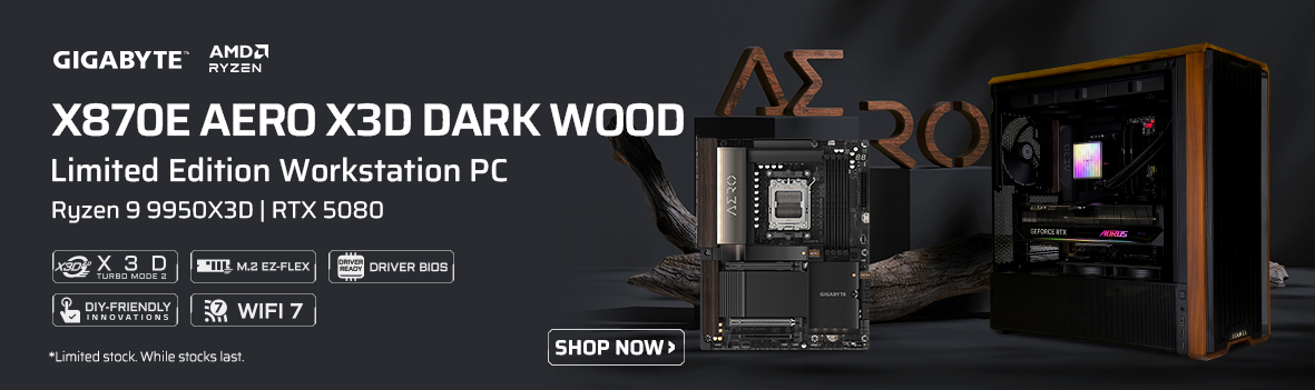 G9 Ryzen 9 9950X3D GeForce RTX 5080 Gaming & Workstaion PC - Powered by Gigabyte 61615