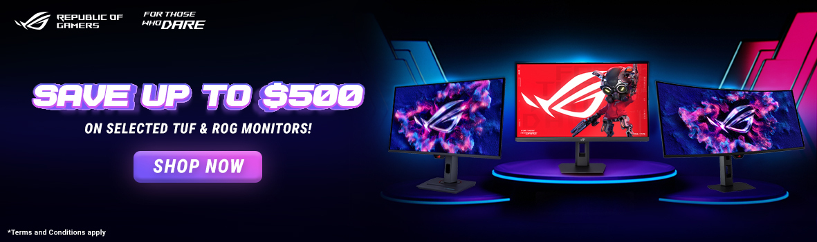 Save Up to $300 on ASUS Gaming & Everyday Monitors