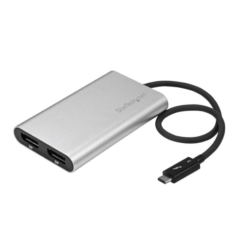 Thunderbolt 3 to Dual DisplayPort Adapter - 4K 60 Hz - Windows Only Compatible