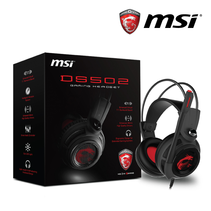 MSI USB DS502 7.1 Gaming Headset