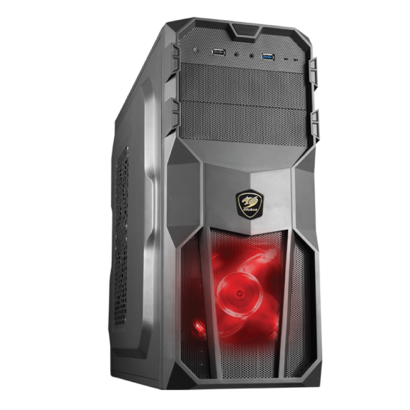 Cougar MX200-STE500 Gaming Case w 500W PSU Red Led FAN