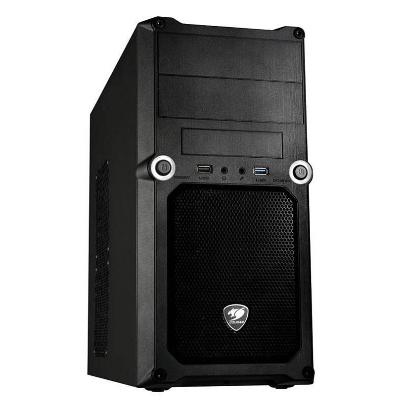 Cougar 5SS8-STE400 Black Mini tower with 400W Active PFC