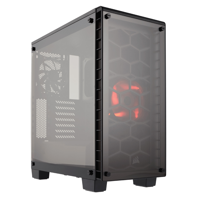 Corsair Crystal Series 460X Tempered Glass, Compact ATX Mid-Tower Case (CC-9011099-WW)