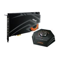 Asus STRIX-RAID-DLX 7.1 PCIe gaming sound card set with an audiophile-grade DAC and 124dB SNR