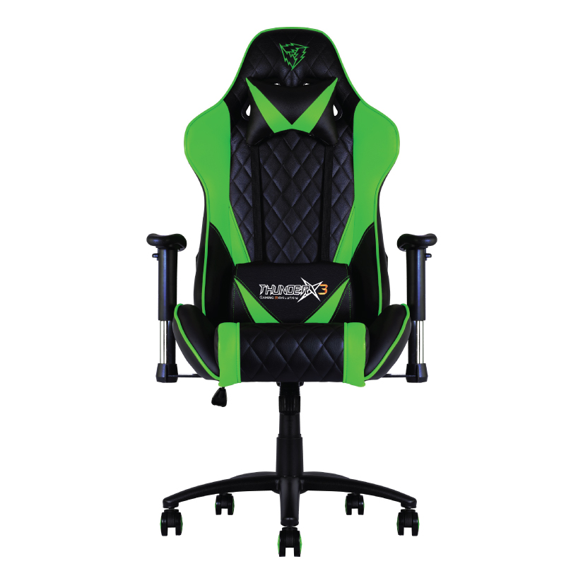 ThunderX3 TGC15 Series Gaming chair Black Green