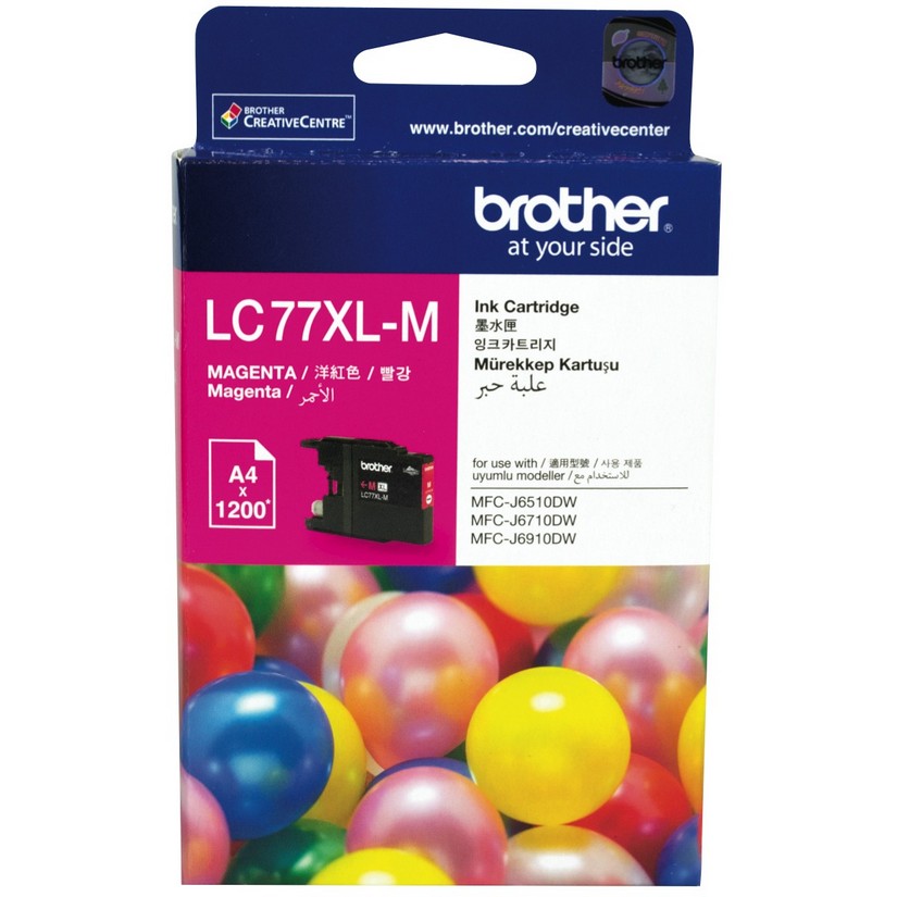 Brother LC-77XLM Super High Yield Magent Ink Cartridge