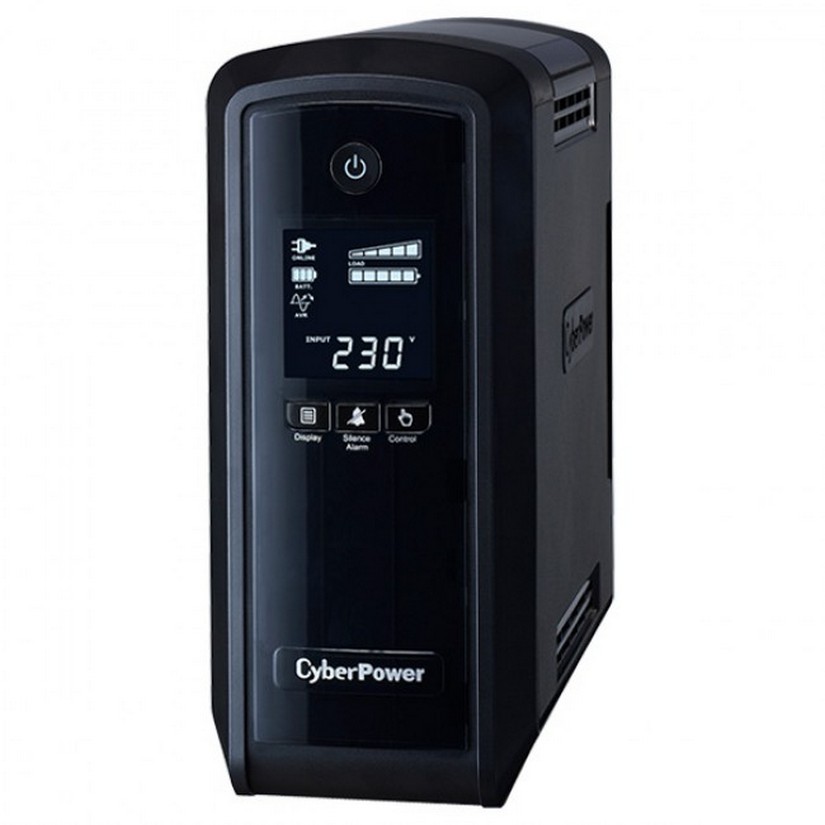 CyberPower PFC Sinewave Series 900VA/540W (10A) Tower UPS with LCD - 2 Years Adv (CP900EPFCLCD)