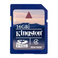 Secure Digital Card 16Gb(SD) SDHC Class4 Kingston