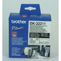 Brother DK22211 WHITE CONTINUOUS FILM ROLL 29MM X 15.24M