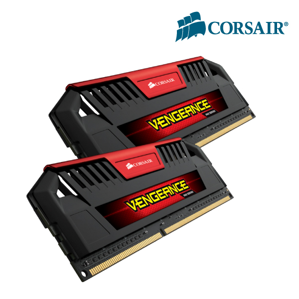 Corsair 16GB (2x8GB) DDR3 2400MHz Vengeance PRO DIMM 11-13-13-31 2x240-pin Red Heatspreader, Lifetim