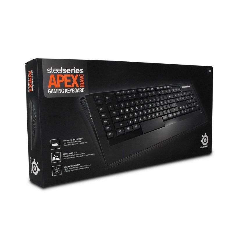 SteelSeries 64450 Apex RAW Illuminated Gaming Keyboard