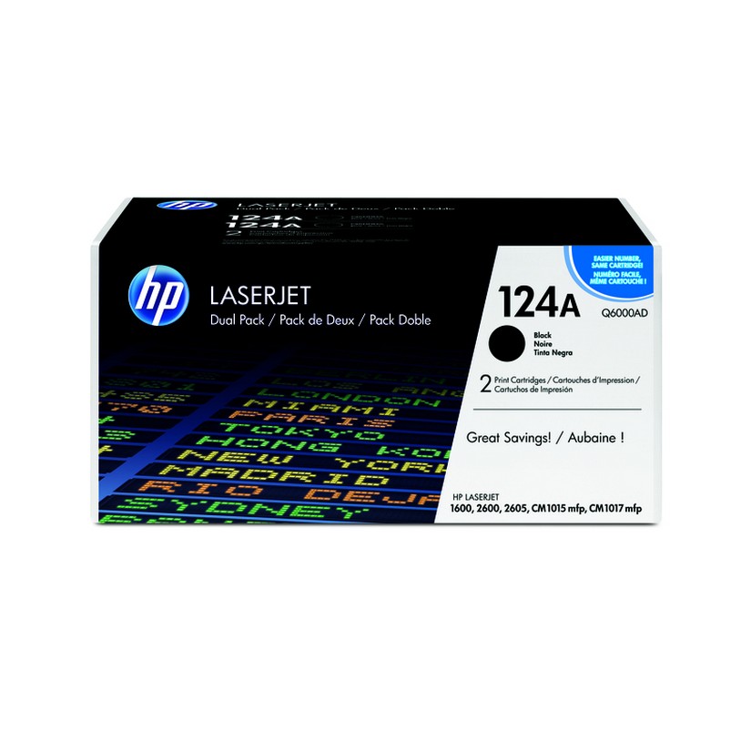 HP Color Laserjet 2600 series Black Toner Q6000A