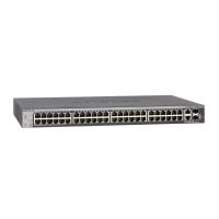 Netgear GS752TX S3300-52X - ProSAFE 48-port Gigabit Stackable Smart Switch, 4x10G ports (2x RJ45 + 2