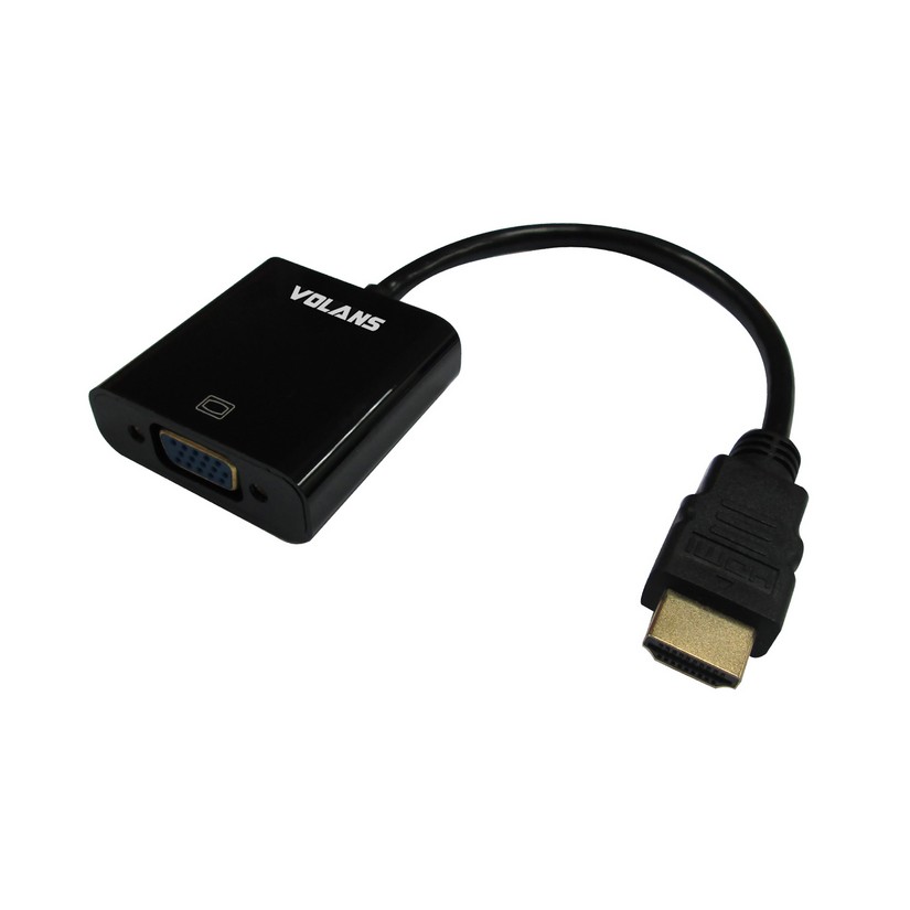 Volans HDMI to VGA Male to Female Converter with Audio