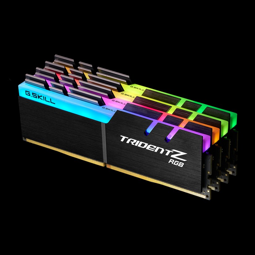 G.Skill 32GB (4x 8GB) F4-3200C16Q-32GTZR DDR4 3200Mhz Trident Z RGB