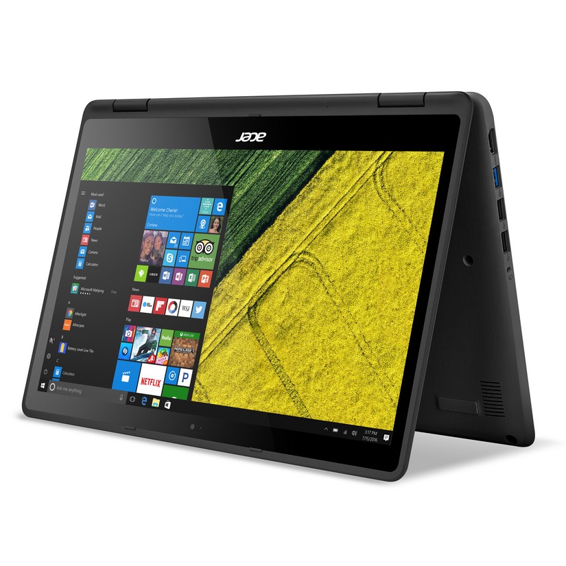Acer Spin 5 SP513-51-78FM i7-7500U 256 SSD 8GB RAM W10H 13.3" Multi-touch FHD LCD/BT
