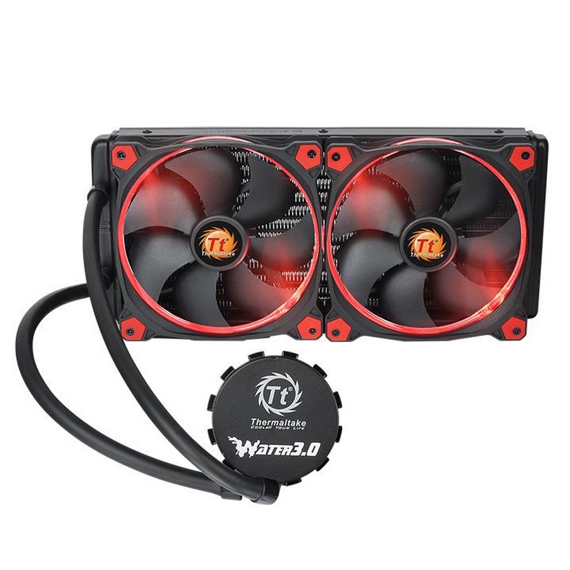 Thermaltake Water 3.0 Riing Red 280mm AIO Liquid CPU Cooler (CL-W138-PL14RE-A)