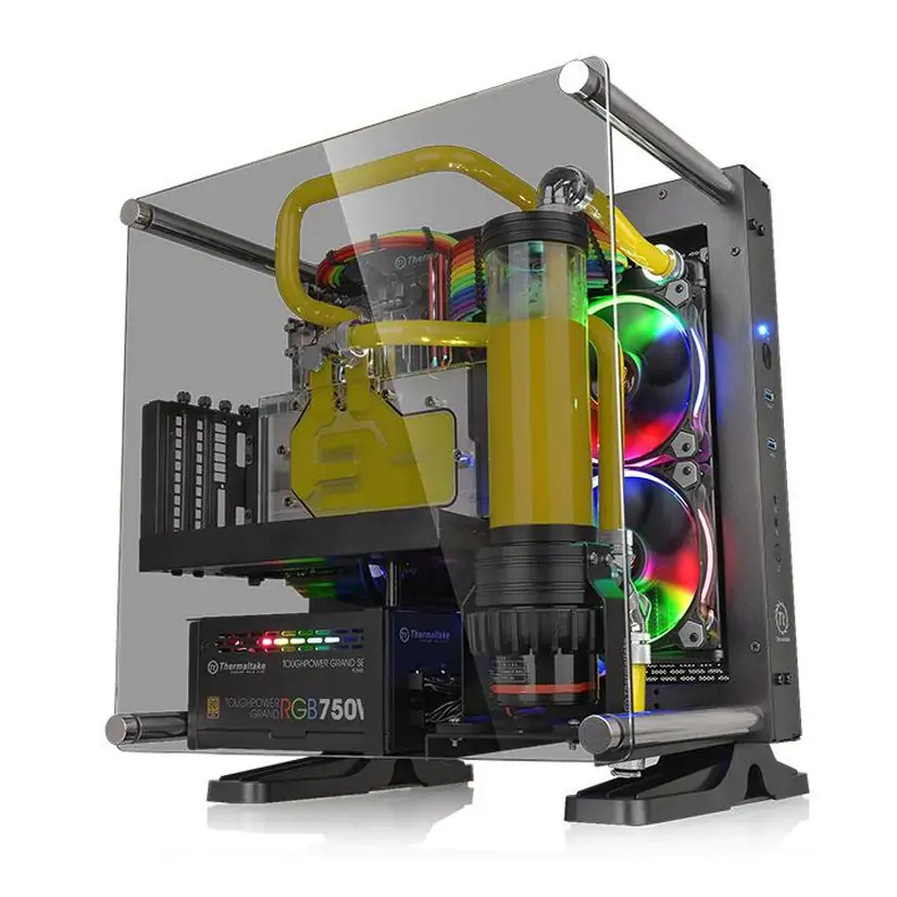 Thermaltake Core P1 TG Mini ITX Wall Mount Chassis (CA-1H9-00T1WN-00)