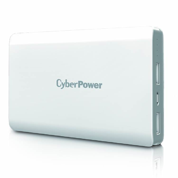 CyberPower CP10000PEG-WG 10000mAH Powerbank - White (CP10000PEG-WG)
