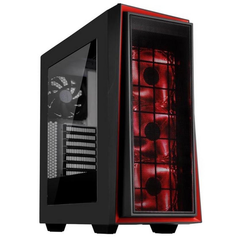 SilverStone Redline RL06 Pro Black Red Window ATX Case (SST-RL06BR-PR)