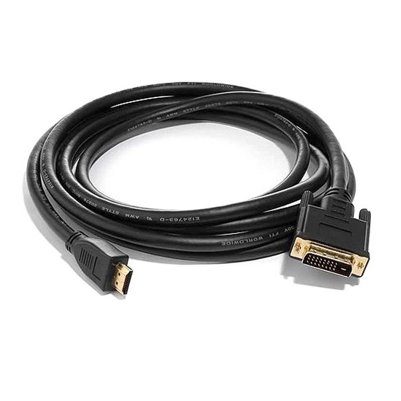 8ware High Speed HDMI to DVI-D Cable M/M Black - 1.8m