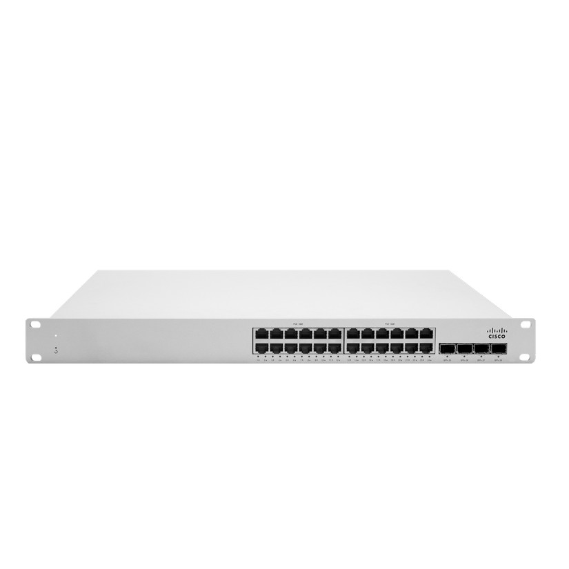 Cisco Meraki MS225-24P L2 STCK CLD-MNGD 24X GIGE 370W POE Switch