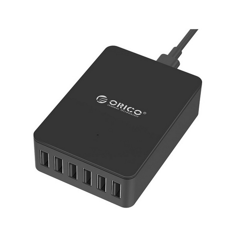 Orico 6 Port USB Smart Desktop Charger Black