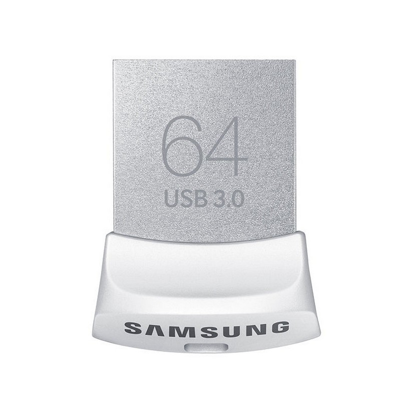 Samsung Fit Type 64GB USB 3.0 Flash Drive Metallic