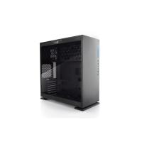 Inwin 303 Black Mid Tower ATX SECC Tempered Glass Side Panel with 3X RGB Black/Red Fans 2X Led Strip