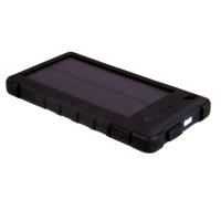 Laser 8000mAh Solar Power Bank with LED Torch