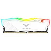 Team 16G(2x8G)Kit T-Force Delta RGB Series Dual Channel DDR4 2666 MHz White