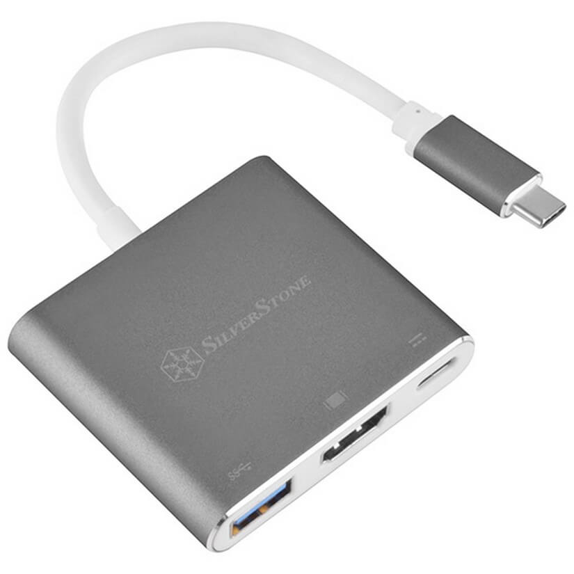 Silverstone EP08C USB 3.1 Type C Hub with HDMI, USB A & USB C
