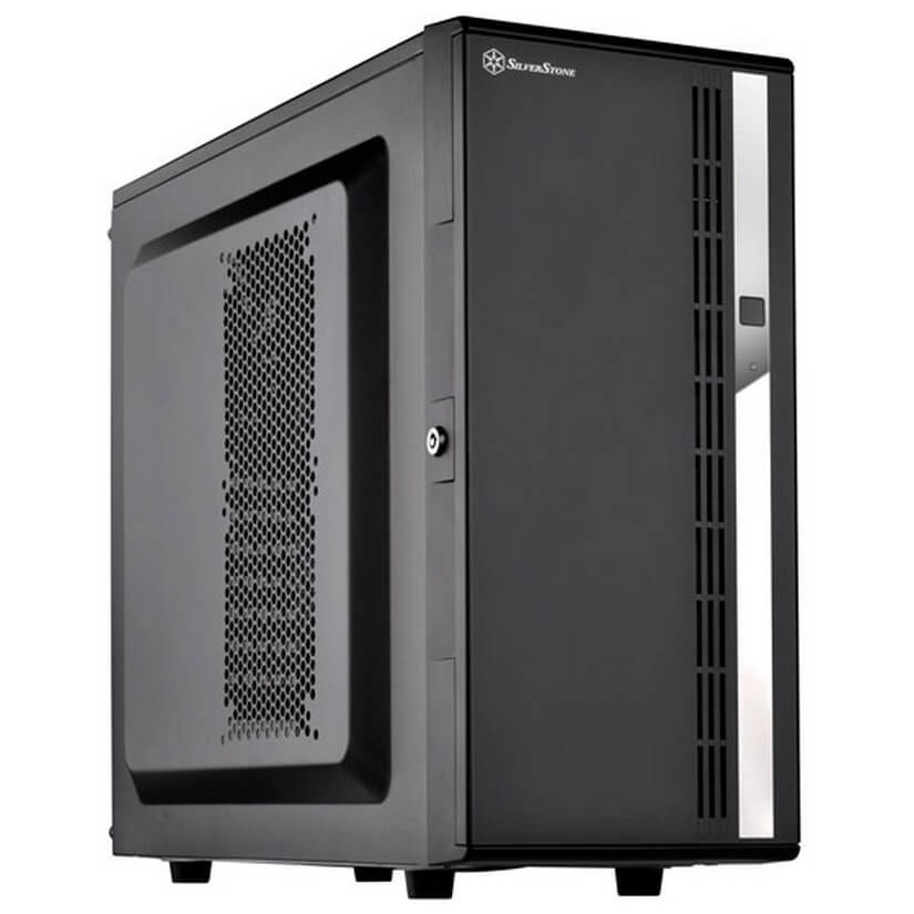 SilverStone CS380B Case Storage Series ATX Case Black  No PSU (SST-CS380B)