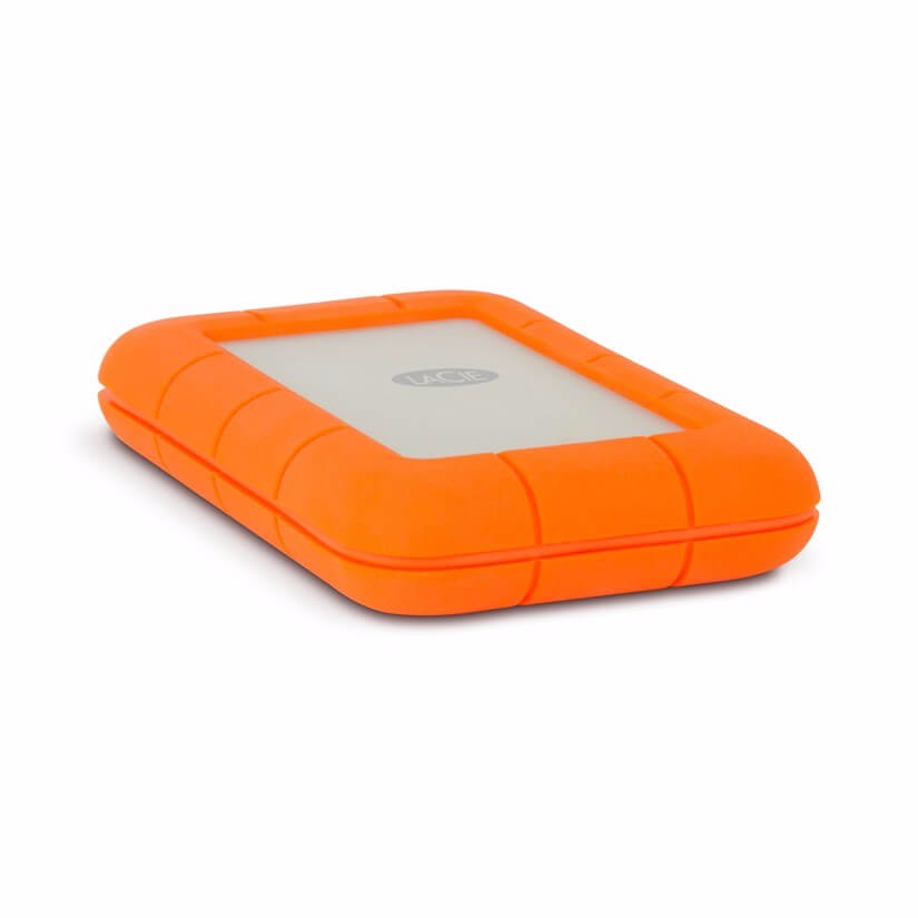 LaCie 4TB Rugged 2.5in USB 3.1 C USB C AND C TO A Cable Incl