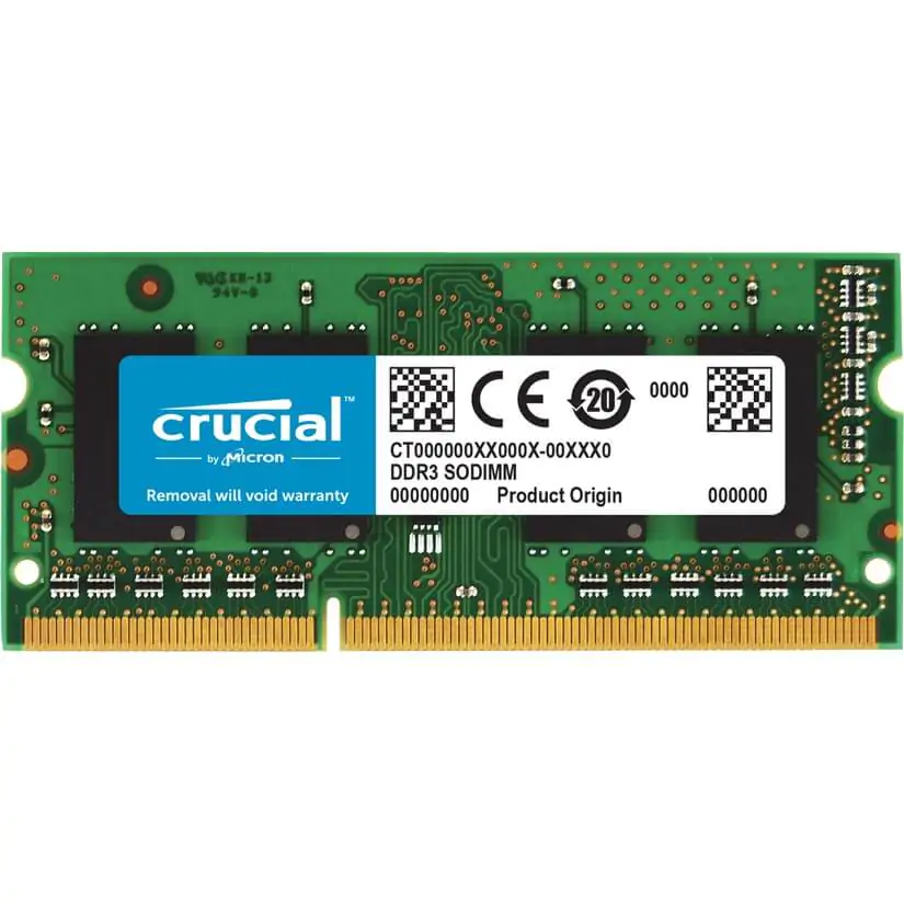 Crucial 8GB (1x8GB) CT102464BF160B 1600MHz Unbuffered SODIMM DDR3 RAM