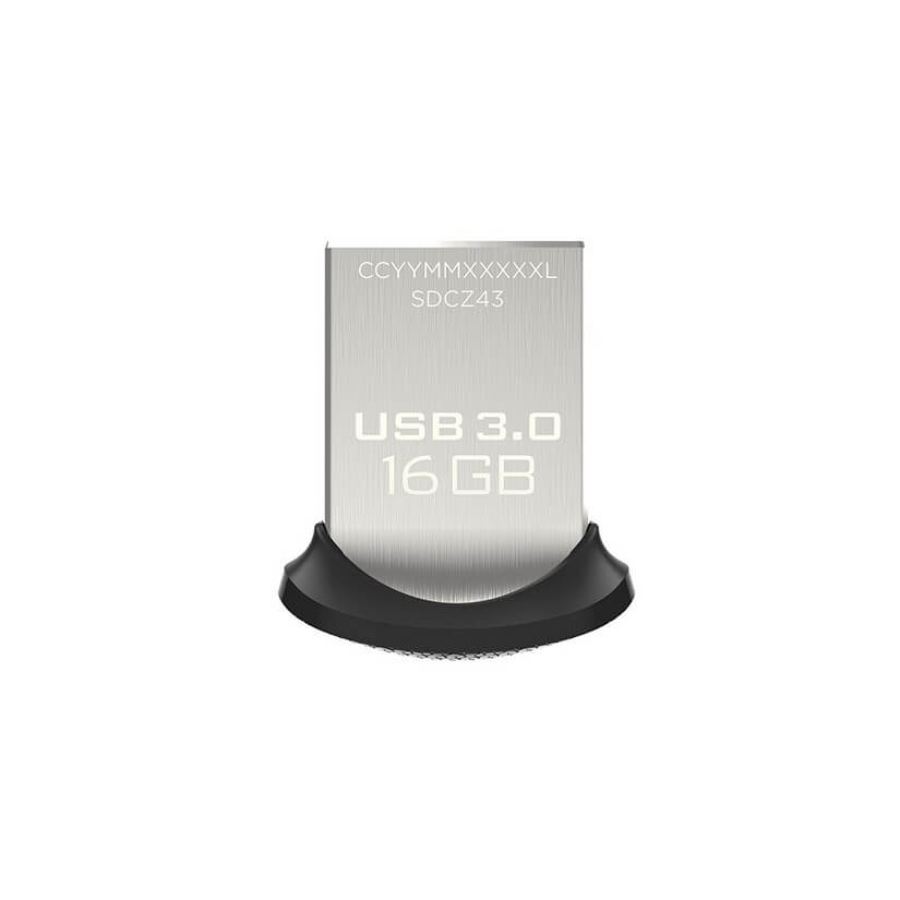 Sandisk 16GB CZ43 Ultra Fit USB 3.0 Flash Drive