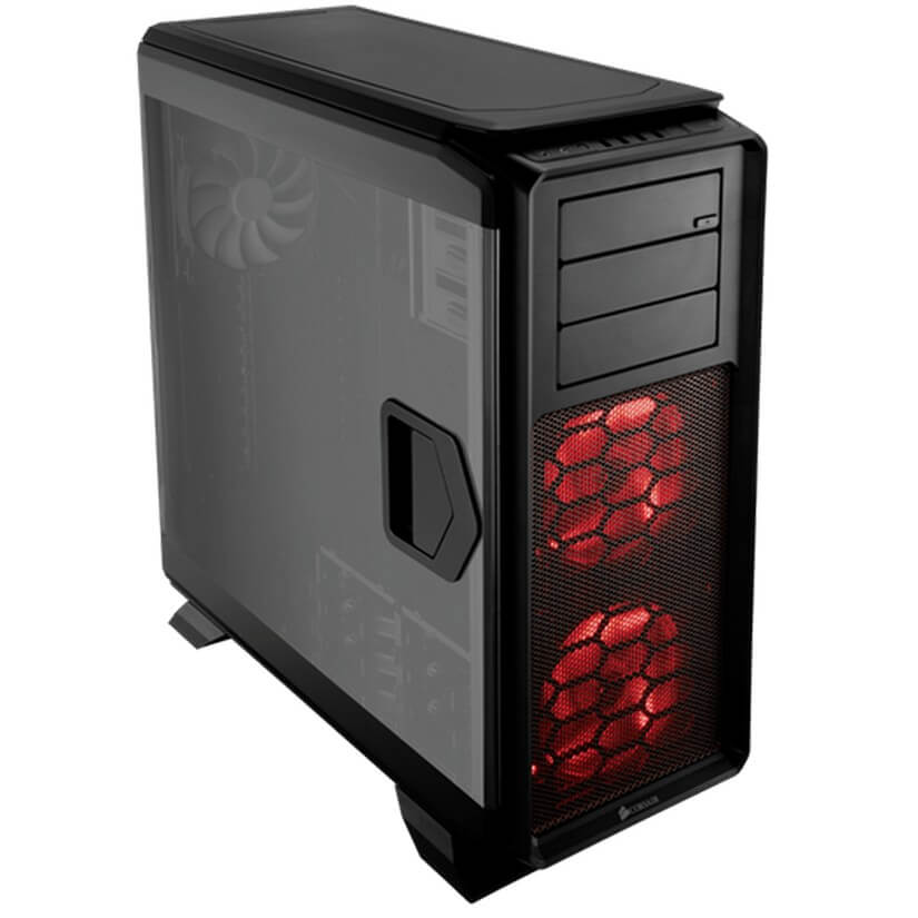 Corsair Graphite 760T Black Full Tower Case, features an industry-first fully windowed side pan