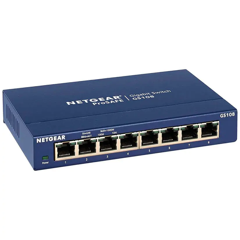 Netgear GS108 8 port Gigabit switch