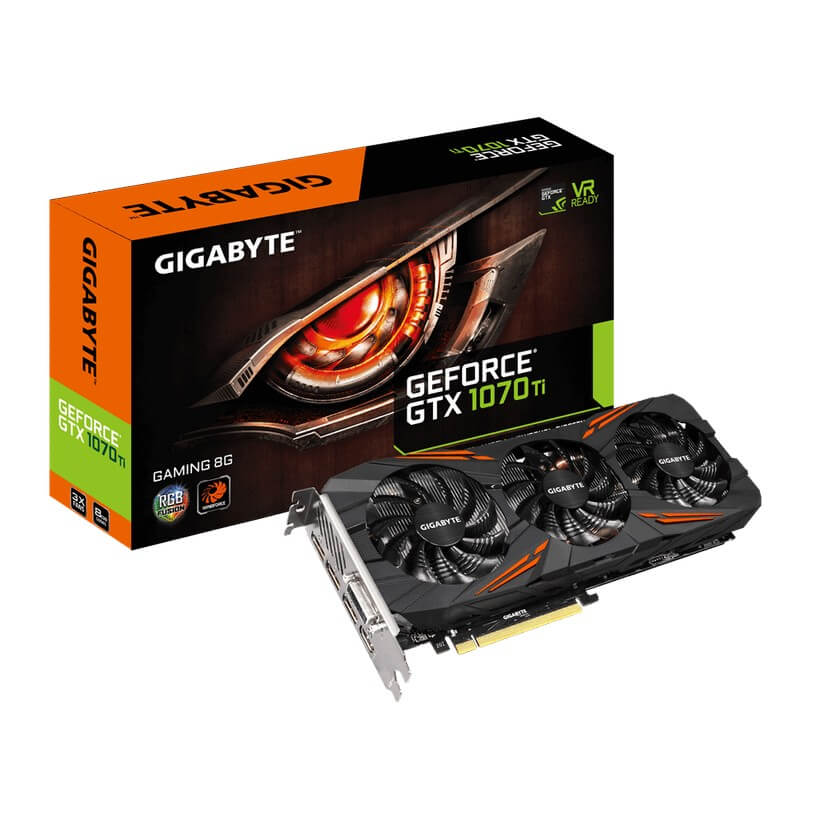 Gigabyte GeForce GTX 1070 Ti Gaming 8GB Graphics Card (N107TGAMING-OC-8GD)