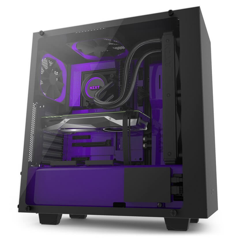NZXT S340 Elite Limited Purple Edition