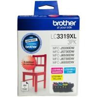 Brother LC-3319XL-3PK Colour C M Y Value Pack Ink Cartridge