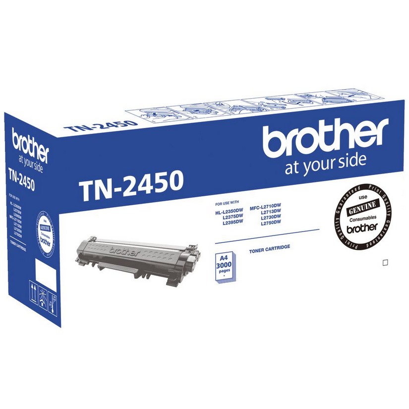 Brother TN-2450 Mono Laser Toner Cartridge Black 3000 Pages