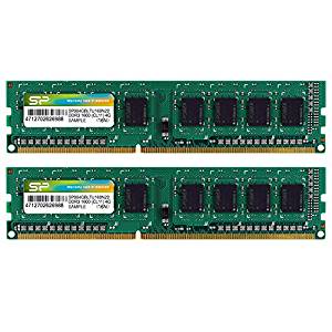 Silicon Power 8GB Kit (2x4G) DDR3-1600MHz PC3-10600 1.5V CL11 (240 pins)