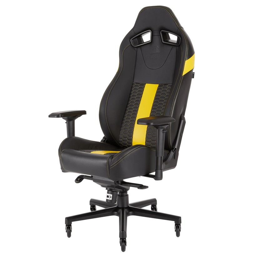 Corsair T2 Road Warrior High Back Desk and Office Chair Black/Yellow