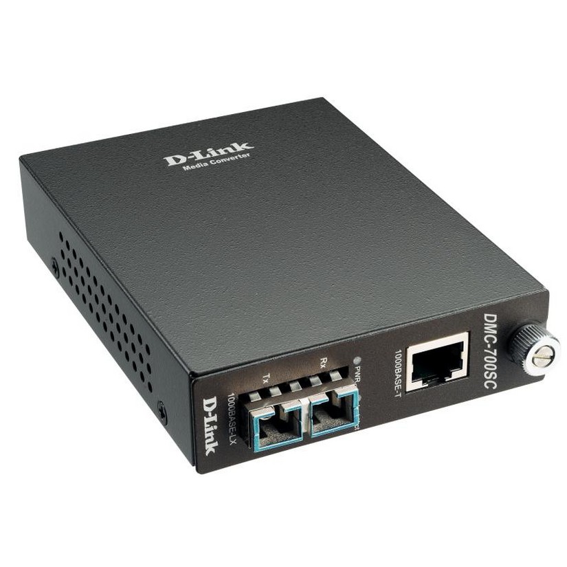 D-Link DMC-700SC 1000BaseT to 1000BaseSX Multimode Media Converter/SC conect