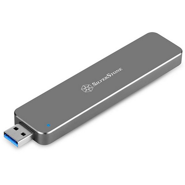 Silverstone SST-MS09C M.2 SATA SSD (B Key) USB3.1 External Enclosure (SST-MS09C)