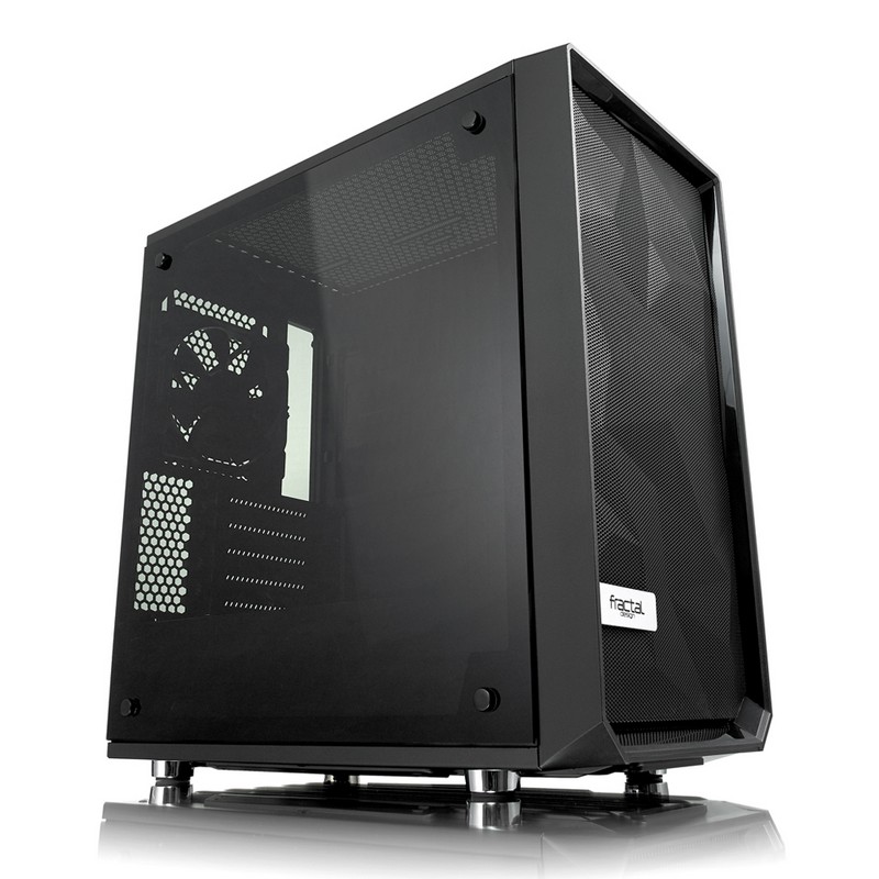 Fractal Design Meshify C Mini Blackout Dark Tempered Glass